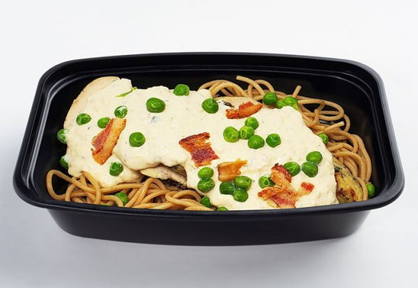 Flame-Grilled Chicken Carbonara
