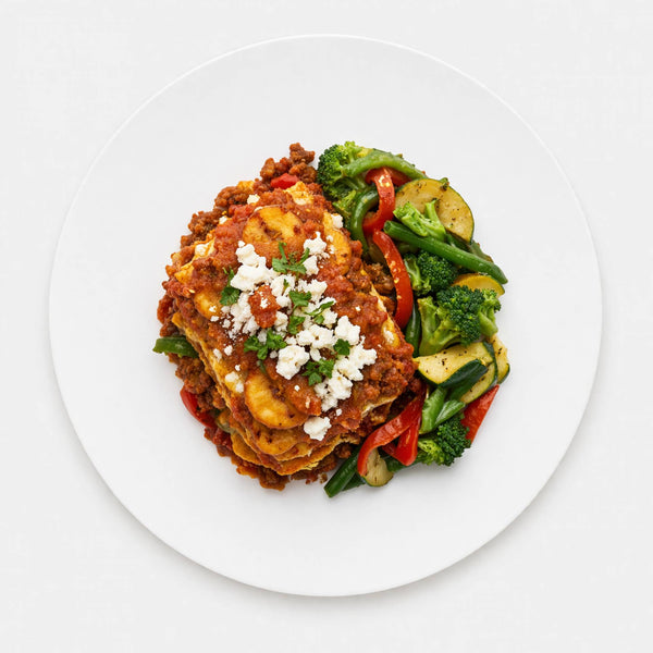• Caribbean Turkey Plantain Lasagna