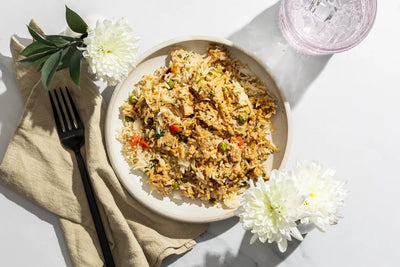 Chicken Biryani with Indian-Spiced Organic White Rice