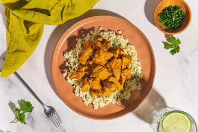 Tandoori Chicken with Creamy Cauliflower Rice