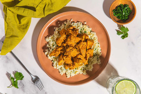 Tandoori Chicken with Creamy Cauliflower Rice