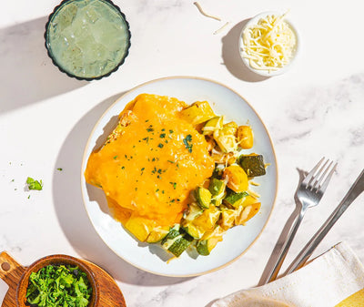 Keto Chicken Enchilada Bake
