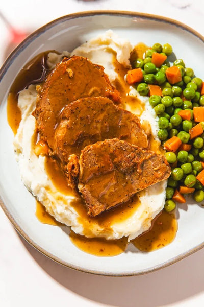 Southern Style Pot Roast with Mashed Potatoes