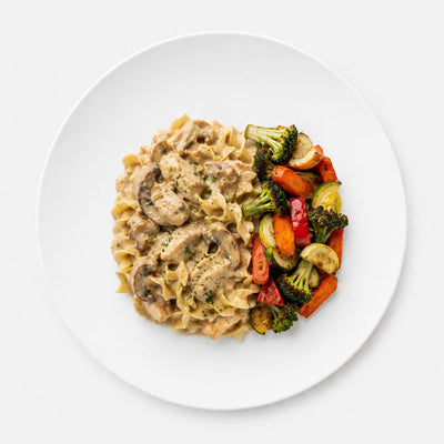 Creamy Turkey Stroganoff