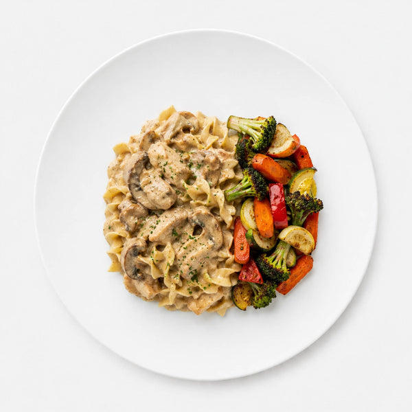 Creamy Turkey Stroganoff