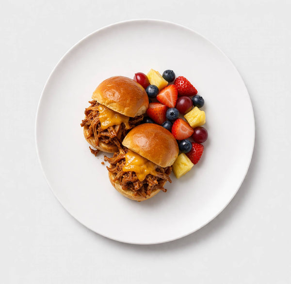 Kids Twin BBQ Pulled Pork Sliders