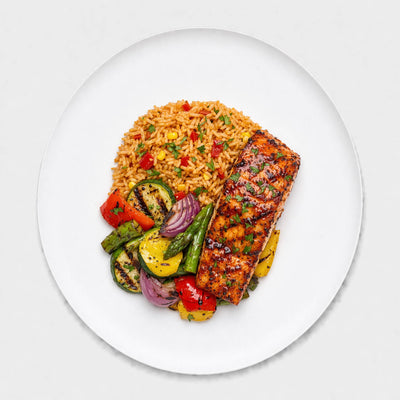 Honey Chipotle Glazed Salmon
