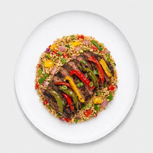 • Asian Pepper Steak Stir Fry Street Bowl