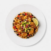 • Chili Lime Roasted Cauliflower Burrito Bowl