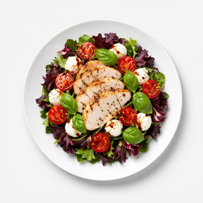 • Heirloom Caprese Chicken Salad