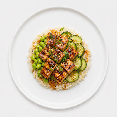 Sesame Ginger Tofu Poke Bowl