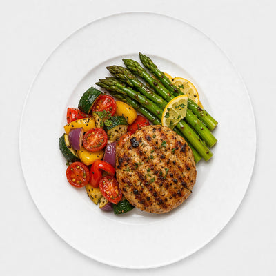Mediterranean Turkey Burger