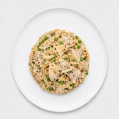 Lemon Alfredo Turkey Fusilli