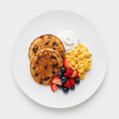 Chocolate Chip Protein Pancakes