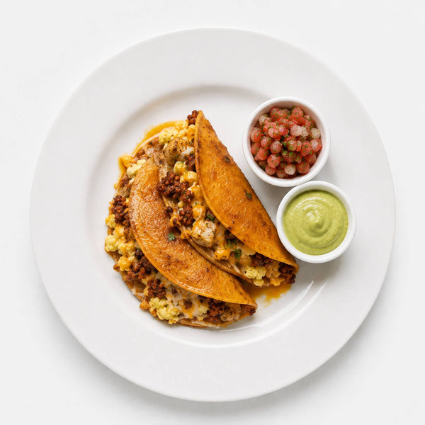 Cajun Breakfast Tacos