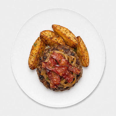 • Smoked Brisket Bacon Burger