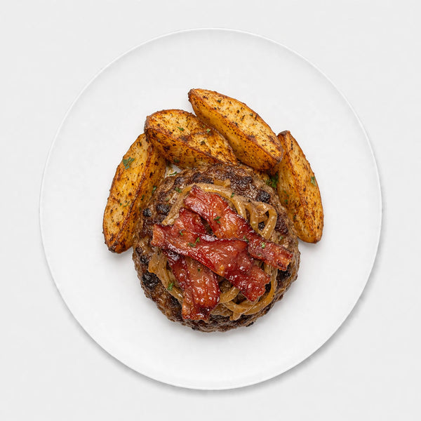 • Smoked Brisket Bacon Burger