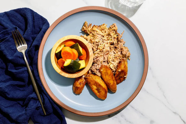 12 Hour Mojo Pulled Pork with Sweet Plantain