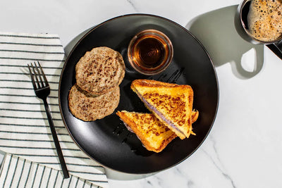 Whole Wheat Blueberry Stuffed French Toast  (T)