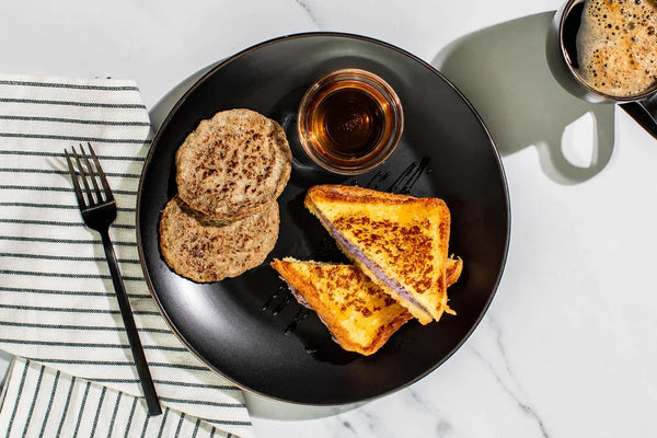 Whole Wheat Blueberry Stuffed French Toast  (T)