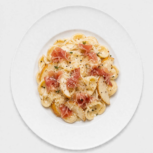 • Prosciutto Pear Parmesan Pasta