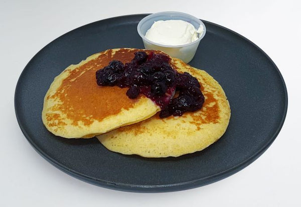 Protein Packed Blueberry Pancakes