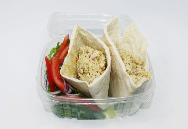 • Creamy Pesto Chicken Pita Pocket