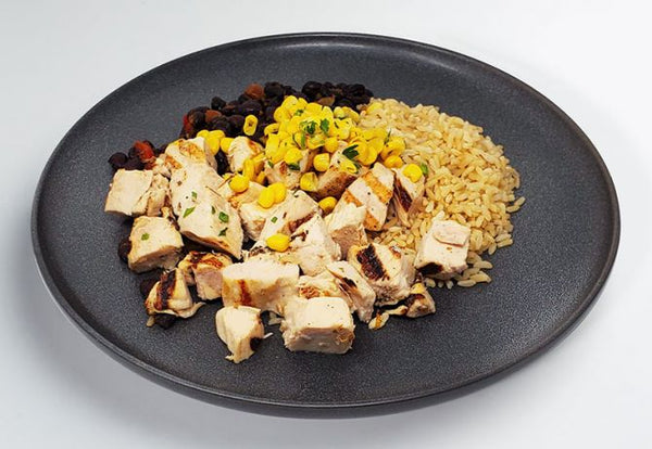 • Flame-Grilled Chicken Breast Bowl