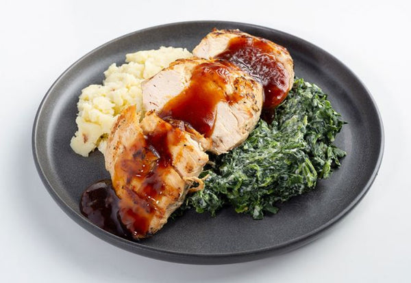 • Honey Bourbon Glazed Chicken Breast