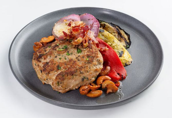 Keto Herb Crusted Turkey Burger