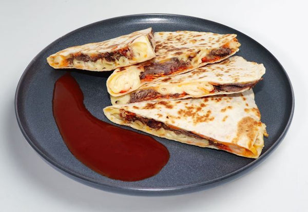 Burrito de pechuga de macarrones con queso