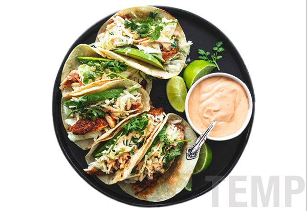 Signature Sriracha-Lime Fish Tacos