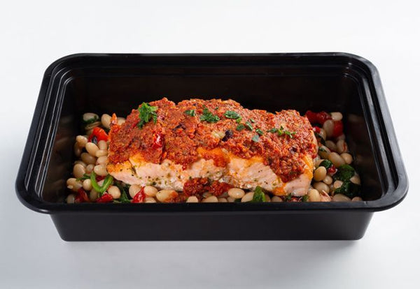 Sun Dried Tomato Tapenade Crusted Salmon Filet*