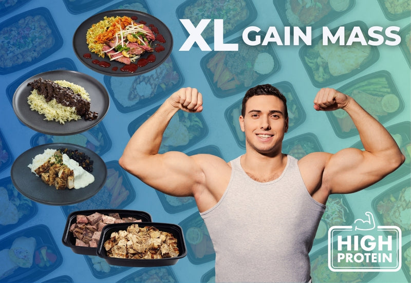 XL GAIN MASS MEAL PLAN - 4 MEALS A DAY