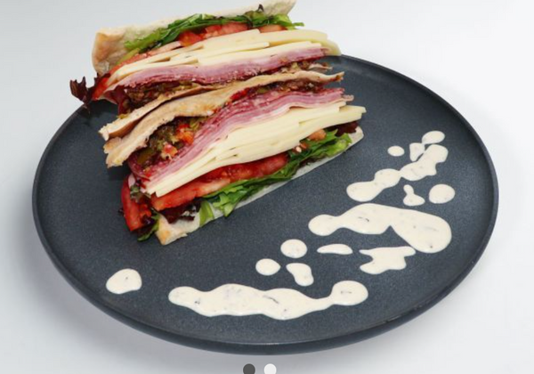 • Muffuletta Stuffed Pita Pockets