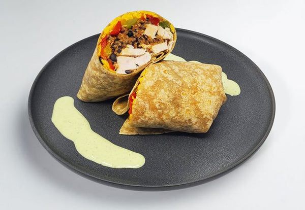 Mexican Inspired Turkey, Bean & Quinoa Wrap