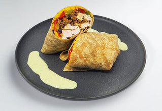 Mexican Inspired Turkey, Bean & Quinoa Wrap