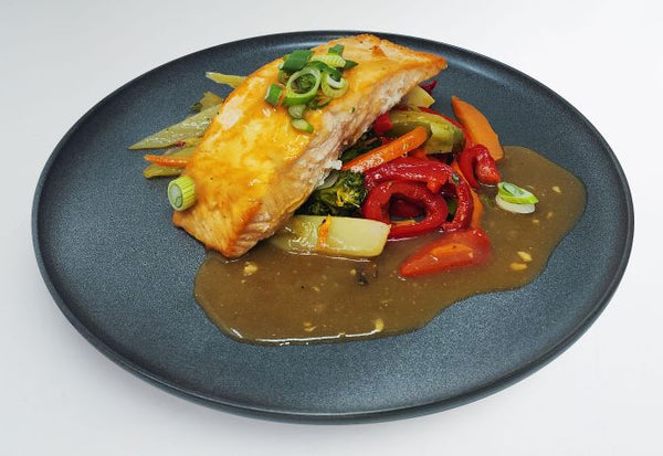 • Yummy Miso Glazed Salmon