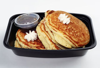 Tall Stack Bacon & Sausage Stuffed Pancakes