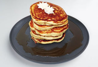 Tall Stack Bacon & Sausage Stuffed Pancakes