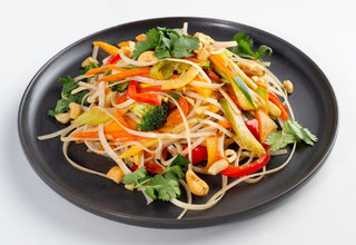 • Vegetable Pad Thai Noodle Stir-Fry